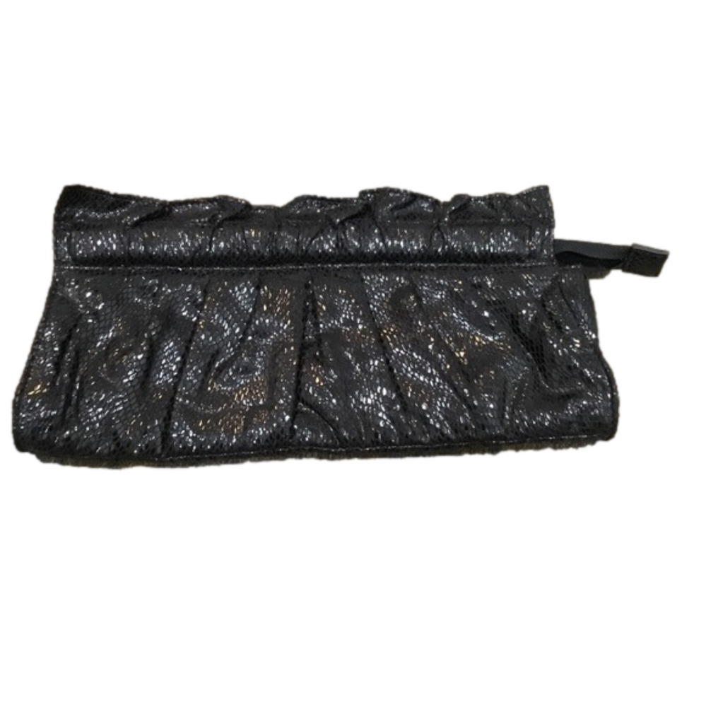 Express Black Faux Snakeskin Clutch 🔥🔥🔥